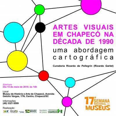 A exposição integra o calendário oficial da programação nacional da 17ª Semana Nacional dos Museus