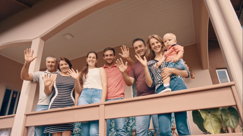 Momentos de um filme que fala sobre família