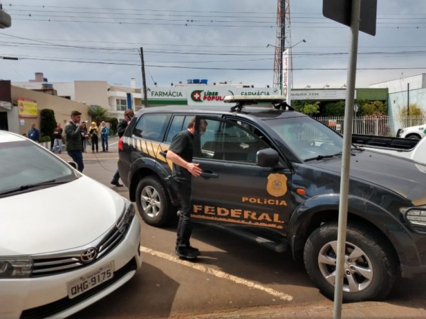Operação Arritmia envolve mais de 40 policiais federais que cumpriram nove mandados de busca e apreensão em Xanxerê e Florianópolis