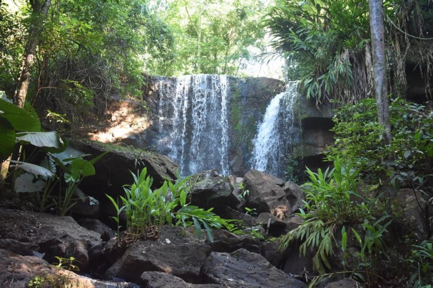 Cachoeira do Mel é um atrativo da propriedade de Luiz Hubler