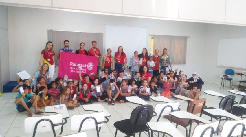 O Projeto Sorriso Saudável beneficiou cerca de 40 crianças do Ceaca, em Xaxim