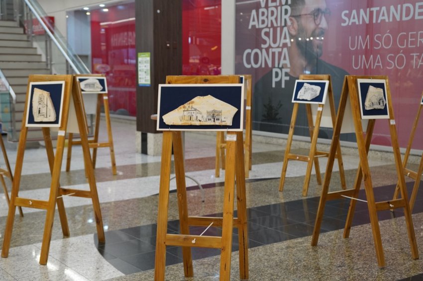 Conjunto de obras de Franco Gentili serão exibidas no Shopping Via Catarina até 18 de abril