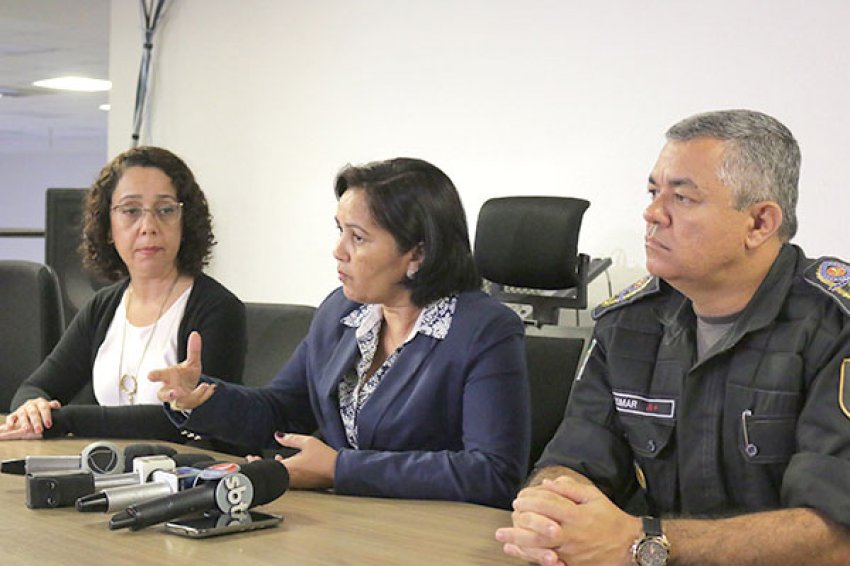 Delegada-Geral da Polícia Civil do RN concedeu entrevista nesta quarta-feira (28), em Natal (Foto: 190RN)