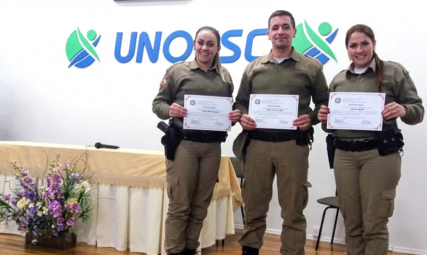 Curso de qualificação aconteceu em São Miguel do Oeste (Foto: Polícia Militar)