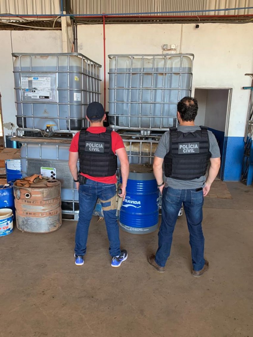 Polícia Civil de Vargeão apreendeu 6 mil litros de diesel em operação contra estelionato, sendo os suspeitos identificados e o combustível recuperado