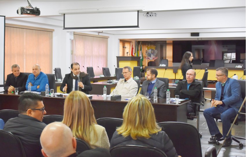 Audiência pública foi realizada na manhã desta segunda-feira (04), na Câmara de Vereadores de Chapecó (Foto: Câmara de Vereadores de Chapecó)