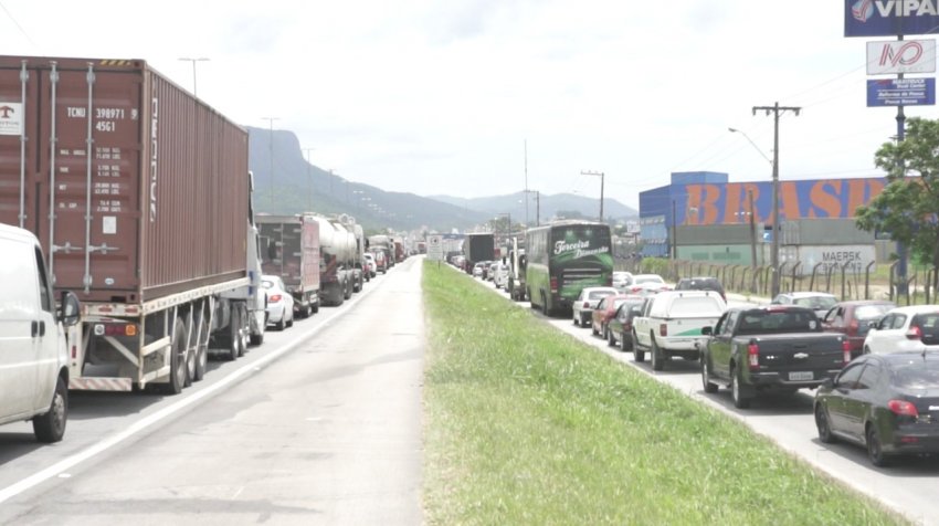 Trânsito no trecho de Palhoça é uma questão de importância para a mobilidade urbana da Grande Florianópolis