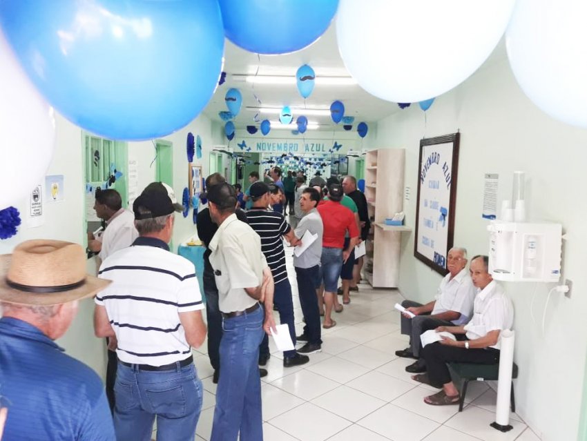 No dia 23 de novembro, Dia D do Novembro Azul, a Secrataria Municipal de Saúde focou os atendimentos no público masculino