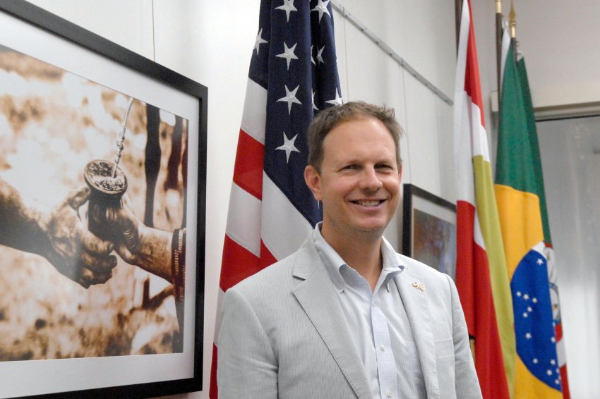 Shane Christensen, cônsul-geral do Consulado dos Estados Unidos em Porto Alegre