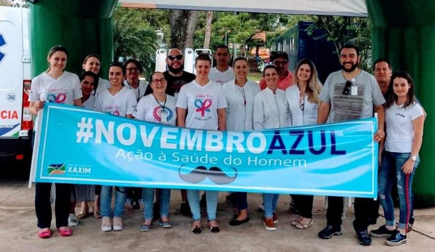 A ação especial de Campanha do Novembro Azul foi realizado no último sábado (12), na Praça Frei Bruno
