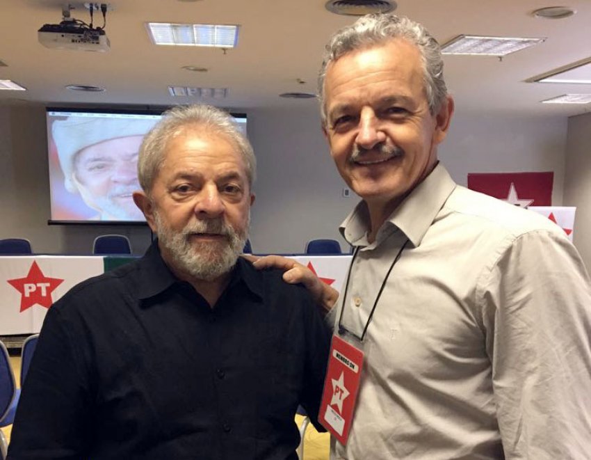 Deputado Dresch esteve reunido com o ex-presidente Lula em São Paulo (Foto: Assessoria do deputado Dresch)