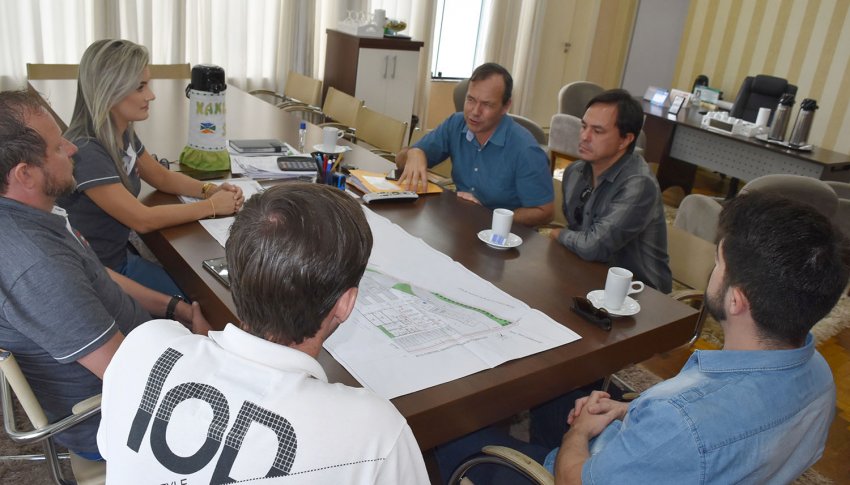 Reunião com responsáveis pela obra, aconteceu nesta semana na Prefeitura de Xaxim
