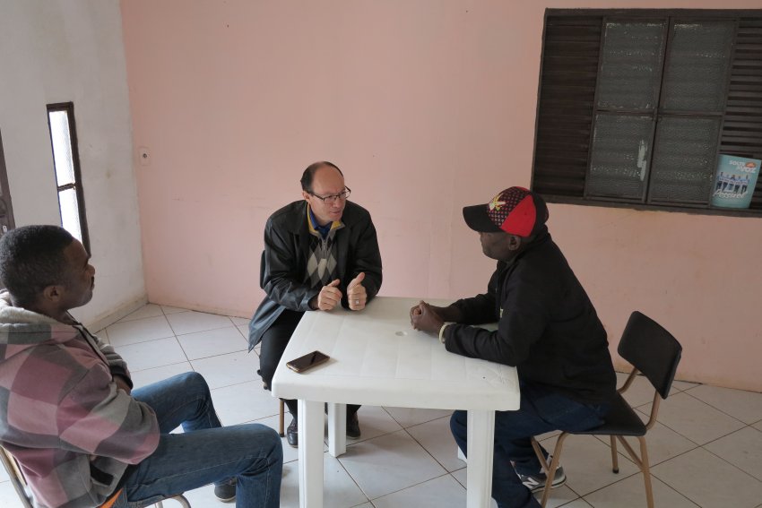 Haitiano está em Xaxim há cerca de dois anos e no momento, necessita de ajuda para retornar ao Haiti