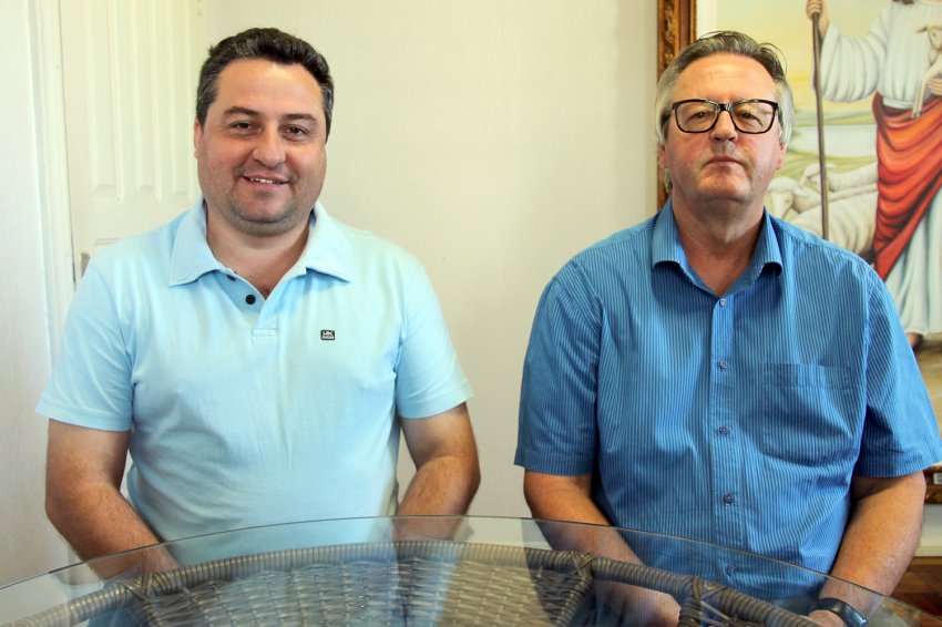 Freis Gilson Kammer e Jacir Zolet concederam entrevista ao LÊ NOTÍCIAS, nesta quinta-feira (07)