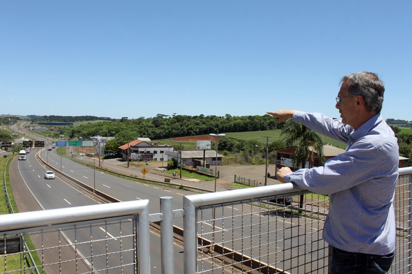 Secretário-executivo da ADR Chapecó, Sérgio Galli, visitou a BR-480 que recebeu investimento total de R$ 104 milhões