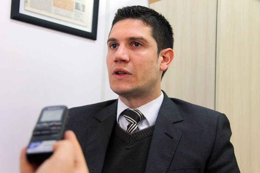 Diego Barbiero é responsável pela 2ª Promotoria de Justiça da Comarca de Xaxim (Foto: Arquivo/LÊ)