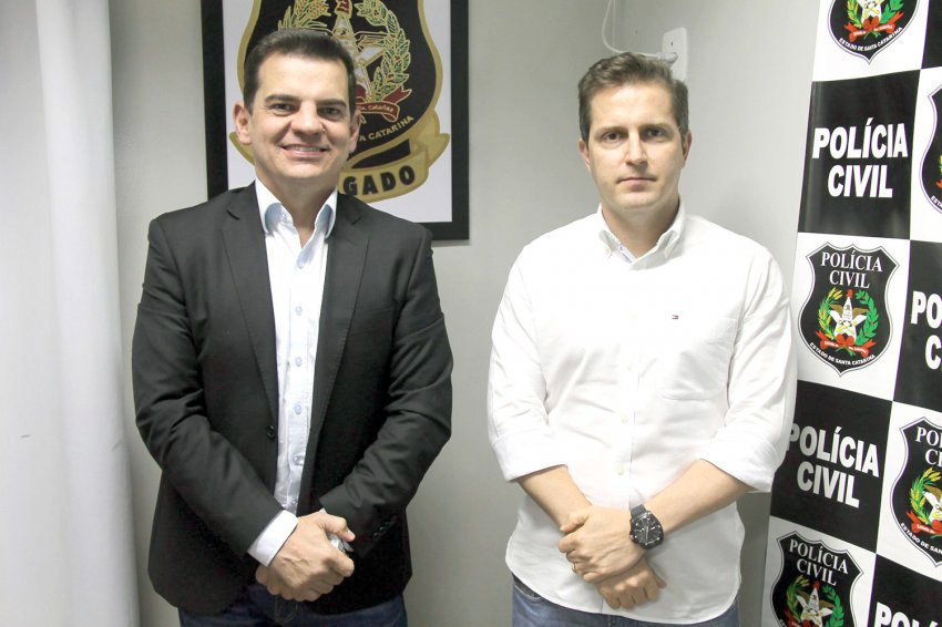 Delegados Fernando Callfass e Gustavo Oliveira Altemar são titulares da Comarca de Xaxim