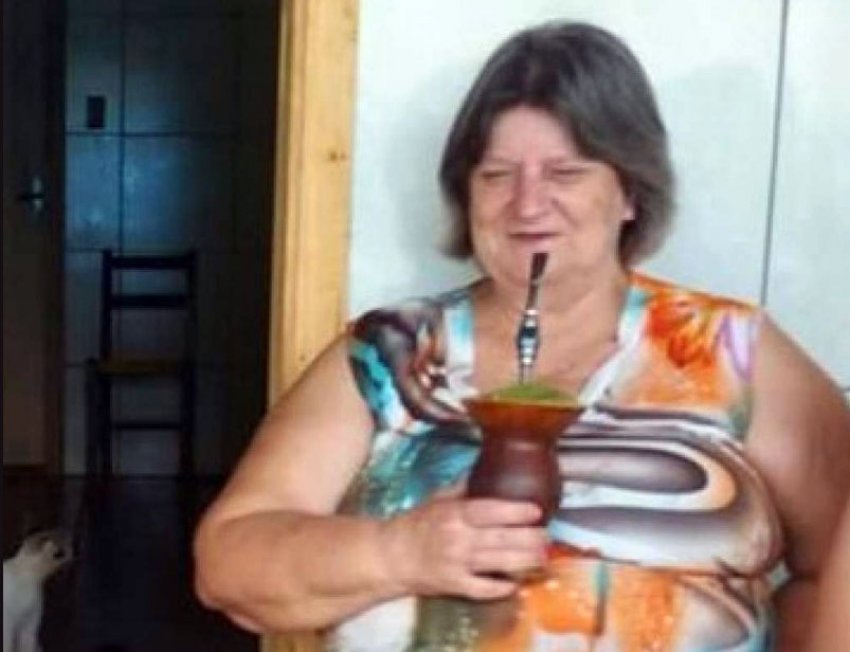 Noeli Winter, de 61 anos, defendeu a filha e foi assassinada pelo genro (Foto: Divulgação/Portal Peperi)