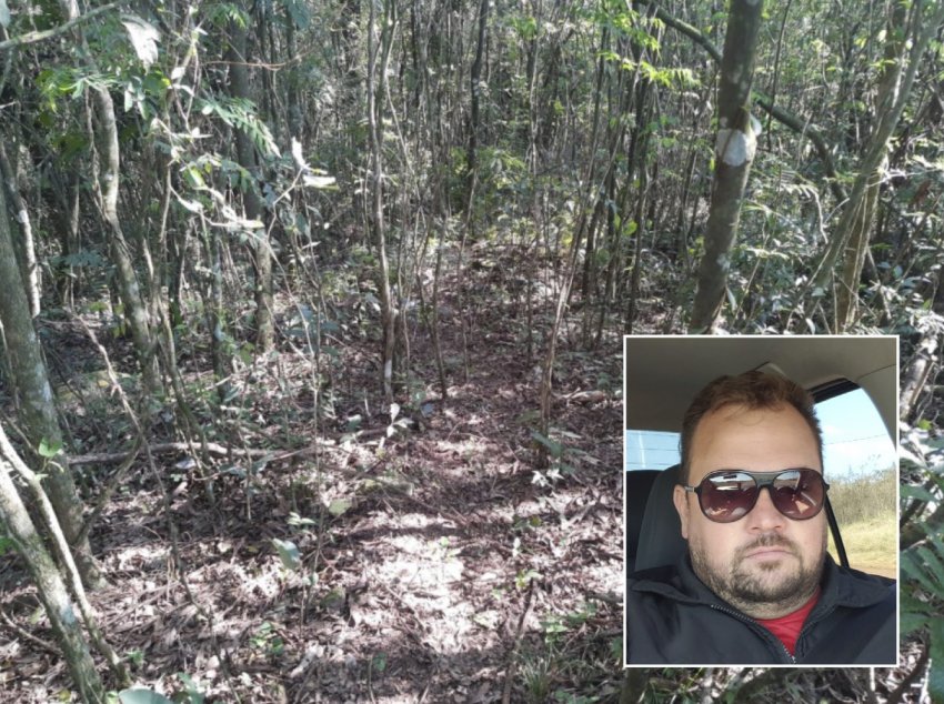 De acordo com a PM, o corpo de João Arno foi encontrado em um matagal com uma corda enrolada no pescoço