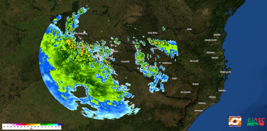 Imagens do Radar do Oeste mostram tempestade avançando pelo Oeste rumo ao Meio-Oeste