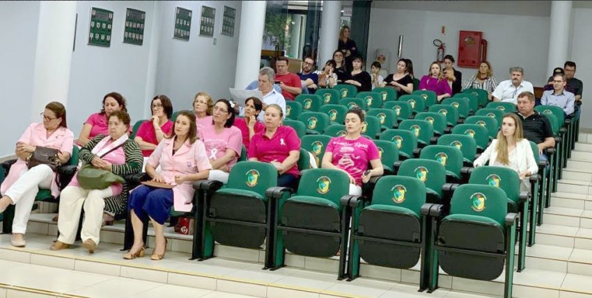 Voluntárias da Rede Feminina participaram da sessão da Câmara de Vereadores de Xaxim