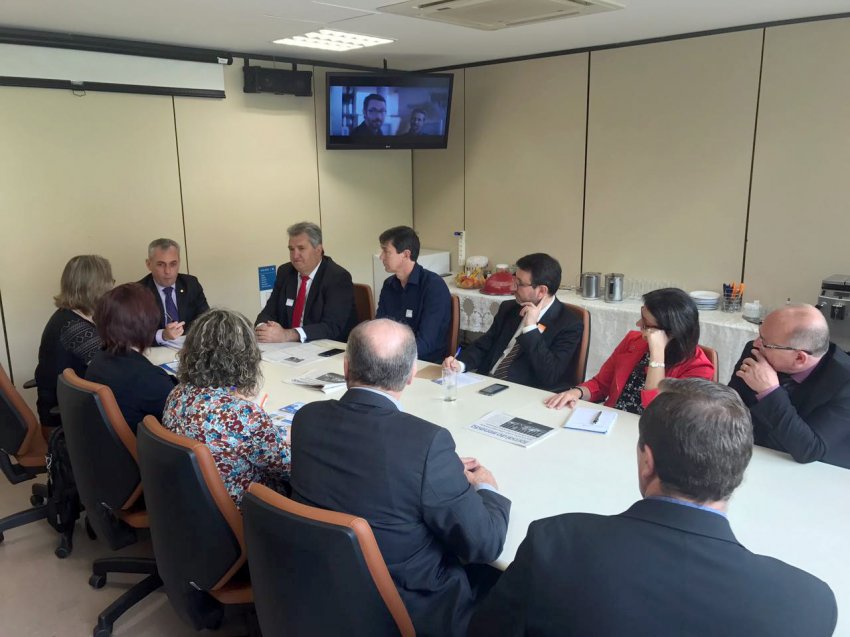 Reuniões e visitas aos gabinetes fazem parte da agenda do prefeito Lírio na Capital Federal (Foto: Divulgação/LÊ)