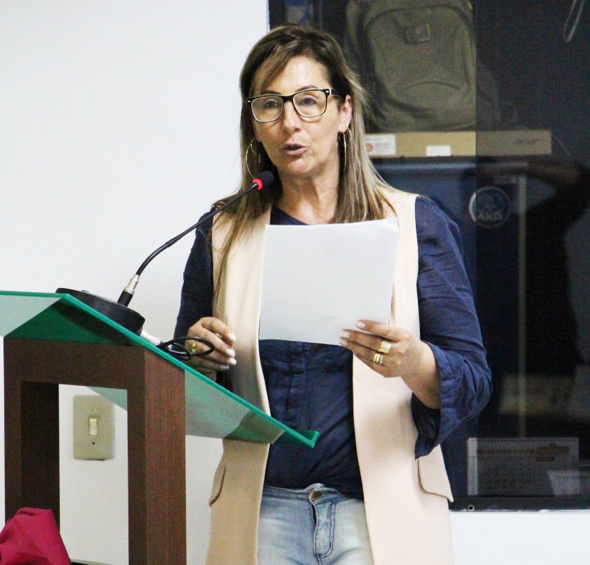 Vereadora Clesi explanou sobre diversas ações que o Poder Executvio está realizando no município