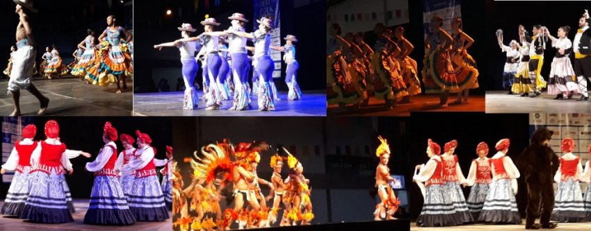 Apresentações culturais de diversas regiões do Brasil deram abertura ao 14° Festfolk, em Blumenau