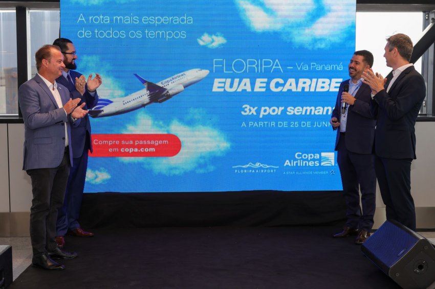 Nova rota entre Florianópolis e Panamá anunciada pela Copa Airlines, com três voos semanais a partir de 25 de junho, proporciona maior acessibilidade e conectividade entre América do Norte, Caribe e Santa Catarina
